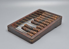 Счеты старинные бухгалтерские средние с накладками, Россия, 1-я пол. 20 в.