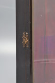 Старинный киот из красного дерева с отделкой бархатом для иконы, Россия, кон. 19, нач. 20 вв.