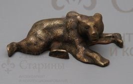Статуэтка «Медведь», СССР, Касли, 1950-60 гг., чугун