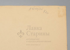 Схема кирпичного канализационного колодца для труб d = 150-600 мм, бумага, СССР, 1950-60 гг.