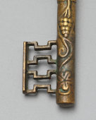 Винтажный декоративный штопор с виноградной лозой «Ключ от города София», бронза, Болгария, сер. 20 в.