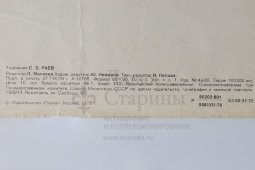 Агитационный плакат «Наша сила — единство!», худ. С. Б. Раев, бумага, Издательство «Плакат», Ярославль, 1976 г.