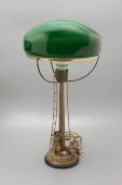 Настольная лампа с зеленым абажуром «Мореход», Европа, нач. 20 в.