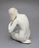 Статуэтка «Моющая волосы», скульптор Богданова О. М., Дулево, 1960-е
