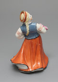 Статуэтка «Девушка с цветами» (Лиго), Рижская фарфоровая фабрика, 1953-63 гг.