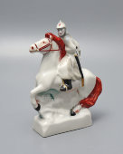 Статуэтка «Красноармеец на коне» (Красный кавалерист), скульптор Яковлев Б. И., ЛФЗ, 1932 г.