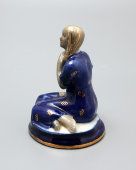 Фарфоровая фигурка СССР «Девушка в синем платье», Вербилки