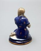 Фарфоровая фигурка СССР «Девушка в синем платье», Вербилки