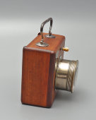 Старинный армейский солдатский электрический фонарик периода Первой мировой войны, деревянный корпус, Россия, 1910-е