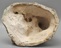 Авторская нетиражная скульптура «Рыбак», скульптор Кондратьев Н. И., керамика, СССР, 1959 г.