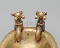 Старинная мыльница «Ванна», венская бронза, Австрия, нач. 20 в.