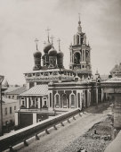 Старинная фотогравюра «Церковь Великомученика Георгия на Варварке», фирма «Шерер, Набгольц и Ко», Москва, 1882 г.