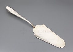 Винтажная лопатка для торта, серебро 800 пр., Европа, сер. 20 в.