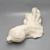 Авторская декоративная ваза «Устрица», скульптор Асиновский И. А., фарфор, Санкт-Петербург, 2008 г.