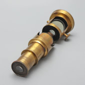 Маленький старинный дорожный микроскоп, увеличение 6Х, Ernst Leitz Wetzlar, г. Вецлар, Германия, н. 20 в.