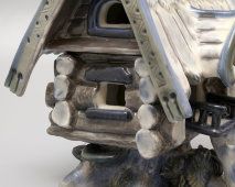 Скульптурная группа «Теремок» по мотивам одноименной сказки, анималистика ДФЗ Вербилки