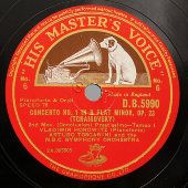 Чайковский П. И.: 2-я часть концерта для фортепиано с оркестром № 1, соч. 23, His master's voice, 1930-е