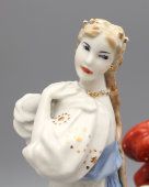 Авторская фарфоровая скульптура по мотивам сказов Бажова П. П., автор Максимченко Н. А., Рига, 1958 г.