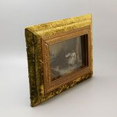 Паломническая инсталляция «Святой Преподобный Серафим Саровский», живопись, природные материалы, Россия, н. 20 в.