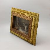 Паломническая инсталляция «Святой Преподобный Серафим Саровский», живопись, природные материалы, Россия, н. 20 в.