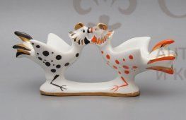 Туалетный лоток «Петухи»