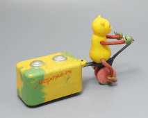Детская заводная игрушка «Мороженщик», Пензенский часовой завод, 1960-80 гг.