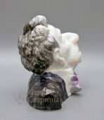 Бюст режиссера В. Э. Мейерхольда, ЛФЗ, 1930-е гг., Кукрыниксы, фарфор