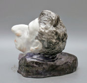 Бюст режиссера В. Э. Мейерхольда, ЛФЗ, 1930-е гг., Кукрыниксы, фарфор