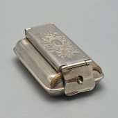 Старинная дорожная спиртовая горелка для стерилизации медицинских инструментов, сталь, Европа, нач. 20 в.