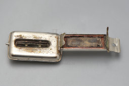 Старинная дорожная спиртовая горелка для стерилизации медицинских инструментов, сталь, Европа, нач. 20 в.