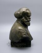 Бюст «Карл Маркс», СССР, 1950-е, силумин