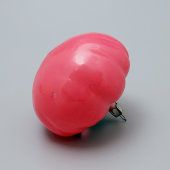 Стеклянная советская игрушка для елки «Помидор», СССР, 1950-е