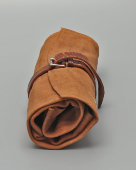 Старинный дорожный медицинский набор​ хирурга в тканевом чехле-рулоне, Карл Борхарт, Москва, до 1917 г.