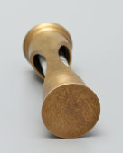 Винтажные песочные часы в бронзовой подставке, 3 мин, Европа, 1950-60 гг.