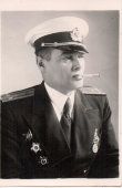 Старинная фотография советского офицера в звании полковника, СССР, 1947 г.