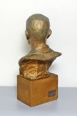 Большой бюст «Максим Горький», керамика, терракота, Кооперативная артель «Художник», 1930-е