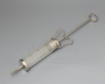Большой шприц для промывания полостей тела, 150 мл, Медикоинструментальный завод им. Ленина, 1977 г.