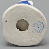 Фигурка «Школьник, скульптор Бржезицкая А. Д., редкая роспись, фарфор, Дулево, 1948-51 гг.