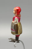Новогодняя игрушка на прищепке «Красная шапочка», Москва, 1950-60 гг.