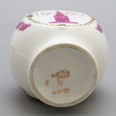 Маленькая интерьерная ваза «Олимпиада-80, Москва», фарфор ЛФЗ, СССР