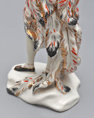 Статуэтка «Балерина Карсавина Т. П. в балете Стравинского И. Ф. «Жар-птица», скульптор Иванов Д. И., ЛФЗ, 1950-60 гг.