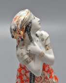 Статуэтка «Балерина Карсавина Т. П. в балете Стравинского И. Ф. «Жар-птица», скульптор Иванов Д. И., ЛФЗ, 1950-60 гг.