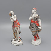 Статуэтка «Балерина Карсавина Т. П. в балете Стравинского И. Ф. «Жар-птица», скульптор Иванов Д. И., ЛФЗ, 1950-60 гг.