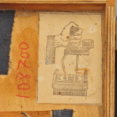 Винтажная нагрузочная вилка для проверки аккумуляторных батарей, карболитовый корпус, деревянный футляр, СССР, 1957 г.