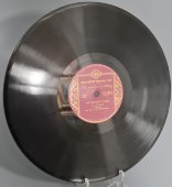 Советская старинная пластинка 78 оборотов для граммофона с песнями Н. Ракова: «Серенада» и «Медленный танец».