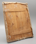 Старинная икона Казанской Богоматери в бисерном окладе, Поволжье, нач. 20 в.