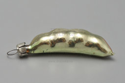 Винтажная подвесная стеклянная елочная игрушка «Боб. Горох», СССР, 1950-60 гг.