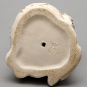 Авторская статуэтка «Узбечка с виноградом», автор Филянская В. Г. (монограмма в тесте), ЗиК ​Конаково, 1950-60 гг.