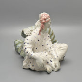 Авторская фарфоровая скульптура «Сидящие узбеки», автор Максимченко Н. А., Рига, 1958-59 гг.