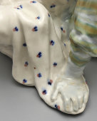 Авторская фарфоровая скульптура «Сидящие узбеки», автор Максимченко Н. А., Рига, 1958-59 гг.